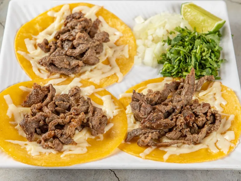 Authentic Mexican tacos at Tenoch